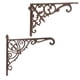 thumbnail image 3 of Soporte De Estante De Pared De Hierro Forjado Vintage 2 Piezas Soporte En Soporte De Soporte De Soporte S, 3 of 9