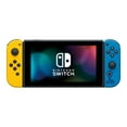 Nintendo Switch with Yellow and Blue JoyCon Fortnite Wildcat Bundle