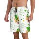 thumbnail image 2 of Balery happy dog. St. Patricks Day Traje de Baño Estilo Hawaiano para Hombre, Shorts de Secado Rápido con Bolsillos-Small, 2 of 6