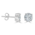 thumbnail image 6 of 1/2 Carat tw Natural Diamond Stud Earrings Set in 925 Sterling Silver, 6 of 6