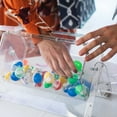 thumbnail image 2 of Openable PVC Lottery Balls for Decor Green Color Engaging Game Balls for Home Party 50pcs, 2 of 8