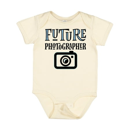 

Inktastic Future Photographer Childs Camera Gift Baby Boy or Baby Girl Bodysuit
