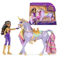 Unicorn Academy, Sophia & Wildstar with 2 Riding Accessories, Toys for Girls Ages 4 