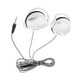 thumbnail image 5 of Tholdsy Deportes Auriculares con cable con micrófono Auriculares estéreo Auriculares Música Auriculares Computadora Tableta Teléfono Plata 2Conjunto, 5 of 6