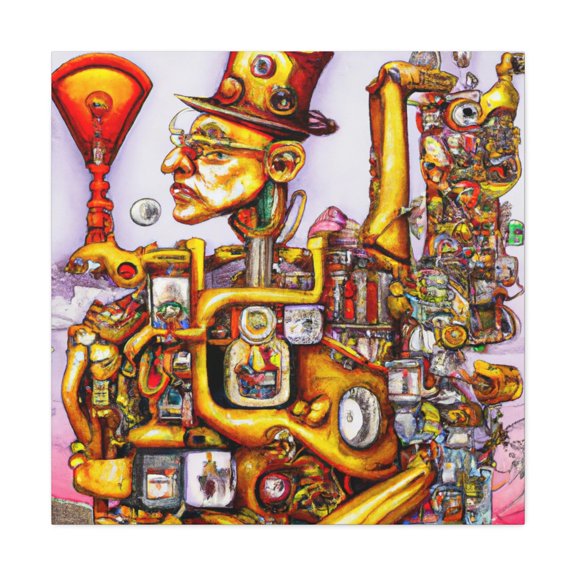 Robots in Baroque - Canvas