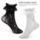 thumbnail image 5 of IDEANATEGRATE 2Pares Calcetas Casual Con Encaje Y Altas Para Señoras Combinan Con Faldas Y Shorts, 5 of 7