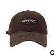 thumbnail image 1 of Korean Retro Hot Girl Leopard Print Baseball Cap For Women American Style All-Match Sunscreen Color Matching Face Small Duckbill Hat For Men Trendy And Cool, 1 of 1