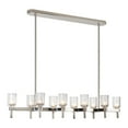 thumbnail image 3 of Alora Lighting LP338052VBCC Lucian 10 Light 52" Wide Linear Pendant - Vintage Brass /, 3 of 5