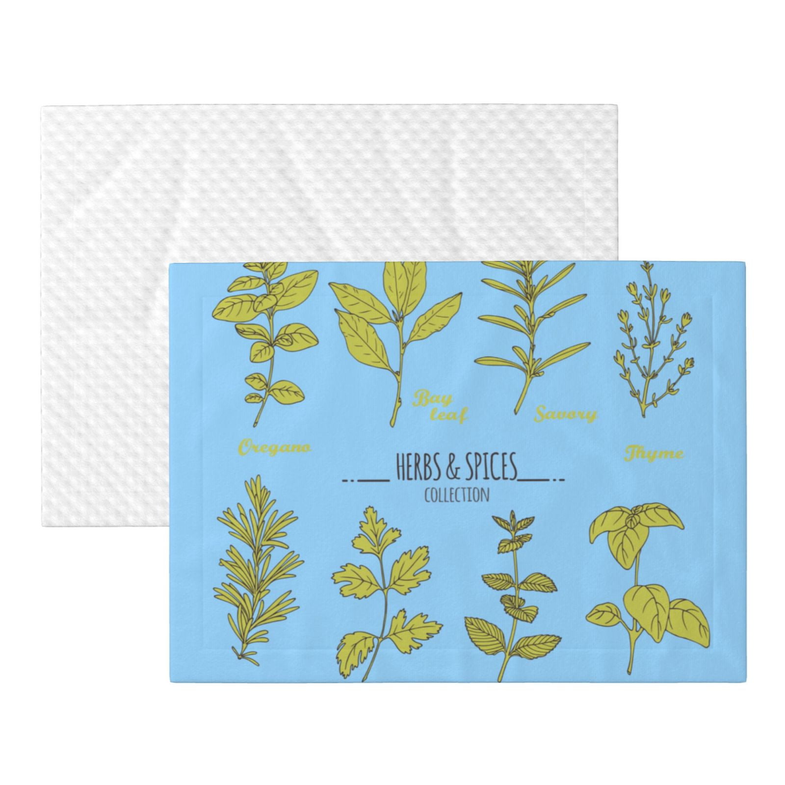 Naloa Herbs and Spices Dog Blanket, 3 Sizes Cat Blanket for Indoor Cats Large Medium Small Dog Gifts-Medium