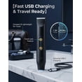 thumbnail image 6 of Manmade Trimmer - Electric Ball Trimmer for Men & Women, Skin Safe Edge Body Trimmers & Groin Hair Shaver Bundle, IPX7 Waterproof Wet/Dry Bikini Trimmers, Built for Sensitive Areas, 6 of 7
