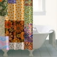 thumbnail image 4 of Pioneer Flower Floral Print Pattern Shower Curtain 36"x72" ,Bathroom Decorative Shower Curtains Set with 12 Hooks,Modern Waterproof Washable Shower Curtain, 4 of 6