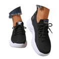 thumbnail image 3 of WEAIXIMIUNG Espadrilles Plateforme Femmes Commerce Extérieur Nouvelles Tissage Volant en Maille Respirante Chaussures pour Femmes Bout Rond Semelle Souple Espadrilles Respirantes, 3 of 8