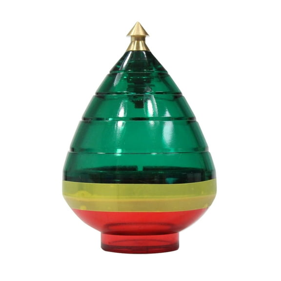 Spintastics Trompo Bearing Spintop, Beginner to Pro, [Green and Red]