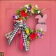 thumbnail image 5 of Xihbxyly Letrero de Madera de Pascua, Corona Rústica para Colgar En La Puerta, Diseño Floral Vibrante, Decoración Festiva para Exteriores, Decoración para Bodas y Fiestas, Fácil Instalación, Juego de, 5 of 7