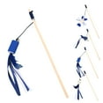 thumbnail image 4 of 2PCS Cat Teaser Bell Paper Tube Mouse Faux Feather Cat Wand Cat Interactive Toy, 4 of 10
