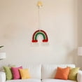 thumbnail image 4 of Decoración de pared colorida tejida con arcoíris para fiestas, para niños, guardería, aula, decoración del hogar para niños, 4 of 5