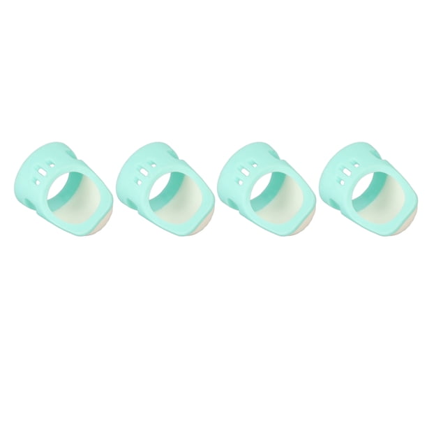 Funda Para Dedal, Dedal De Costura, 4 Piezas, Parte Superior Abierta Multiusos De Silicona Duradera Para Artesanía