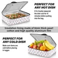 thumbnail image 5 of Iauyy Casserole Carrier for Hot Food Insulated Casserole Travel Carry Bag with Lid Food Warmer Bag for Party/Picnic,Fireworks and Stars, 5 of 7