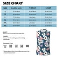 thumbnail image 6 of Kdxio Flowers for Men's Muscle T-shirt,Sleeveless for Workout Running Athletic Gym Lounge Casual, 6 of 7