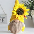 thumbnail image 2 of Cipaher 2 Pack Sunflower Gnomes Plush Ornaments Spring Fall Season Home Deco, 2 of 5