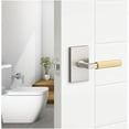 thumbnail image 2 of Sure-Loc LV101 FBL GRIP-KN 26 Levanto Passage Door Lever Set - Flat Black / Polished, 2 of 7