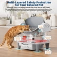 thumbnail image 2 of Automatic Self-Cleaning Cat Litter Box – Open-Top Electric Litter Box with App Control, 15-Layer Safety Protection, Adjustable Entry, Suitable for 1-3 Cats, 2 of 9