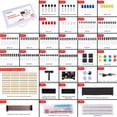 thumbnail image 3 of 52Pi Electronics Component Fun Kit with Power Supply Module, Breadboard, T-Type GPIO Extension Module, Jumper Wires, LED, Compatible with Arduino, Raspberry Pi,STM32,Orange Pi, Banana Pi, Rock Pi, 3 of 8