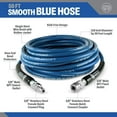 thumbnail image 4 of Gray Pressure Washer Hose 100FT With 3/8 Quick Connect Fitting and Swivel Outlet, 4 of 11