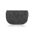 thumbnail image 3 of No Boundaries Women's Fashion Moto Rounded Wallet, Grey, 3 of 4