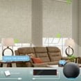thumbnail image 2 of Yoolax Motorized Blind Remote Control Smart Roller Shade(Linen Beige,52"W x 72"H), 2 of 6