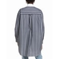 thumbnail image 2 of Sandro womens  Mini Shirtdress, 3, Blue, 2 of 3