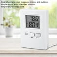 thumbnail image 4 of LCD Digital Indoor Outdoor  Temperature Meter  Battery Powered with Dual Channels Min  Temperature Low Energy Consumption, 4 of 8
