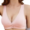 thumbnail image 4 of Cathalem Everyday Basic Sleeping Bras Posture Wireless Back Support Full Coverage Bra,Beige M, 4 of 4