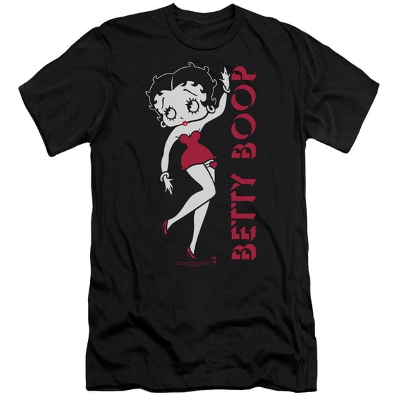 Betty Boop Classic S/S Adult 30/1 T-Shirt Black