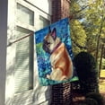 thumbnail image 2 of Carolines Treasures 7313CHF Fawn French Bulldog in Flowers House Flag House Size multicolor, 2 of 2