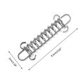 thumbnail image 3 of AOOOWER 5 Pcs Outdoor Camping Pegs Spring Tent Buckle Steel Tent Rope Tightener with Carabiner Clips Cord Adjuster Tensioner, 3 of 14