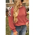 thumbnail image 5 of Plusashion Vibe Like a Boss! Redwood Burl Aztec Drop Shoulder Plus Size Sweatshirt - Trendy & Comfortable Fit, 5 of 8