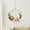 Pink, variant on COFEST Simulation Rose Wreath Door Decor for Home, Fake Flowers Wall Hanging for Wedding Decor, Lifelike Rose Ring Ornament for Bedroom. Pink