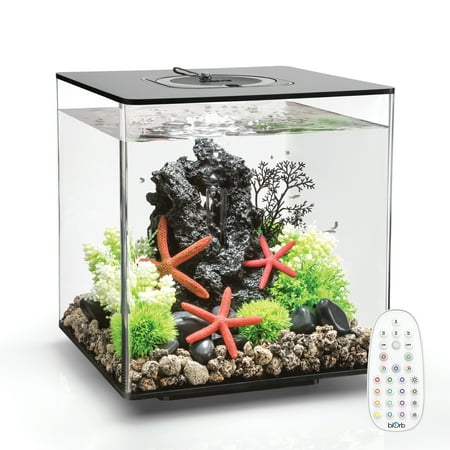 UPC: 0822728720202 | biOrb CUBE 30 Aquarium with MCR Light – 8 gallon  black