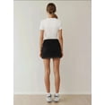thumbnail image 5 of Fitted Mini Chiffon Skirt, 5 of 6