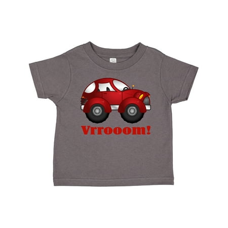 

Inktastic Red Vroom Racer Car Boys or Girls Toddler T-Shirt