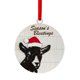 thumbnail image 1 of Gibobby Sombrero de Papá Noel de Navidad Decoraciones navideñas de animales Adorno de doble capa(D), 1 of 4