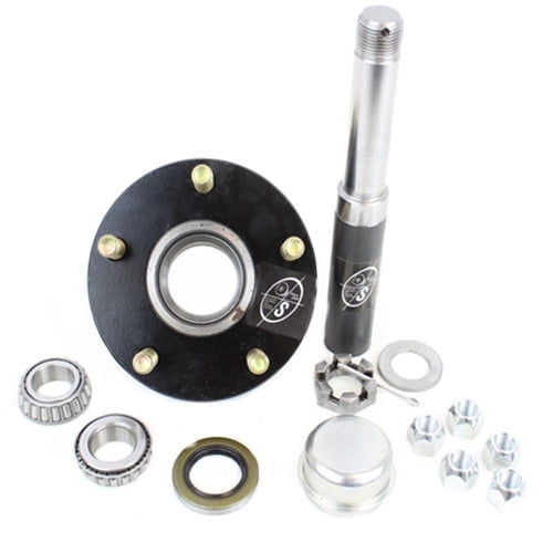 Southwest Wheel BT8 8-Hole Spindle & 5-4.5" Bolt Circle Trailer Hub, R1BT8BT122E