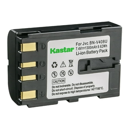 Kastar BN-V408 Battery 1-Pack Replacement for JVC GR-DVL505 GR-DVL507 GR-DVL510 GR-DVL512 GR-DVL515 GR-DVL517 GR-DVL520 GR-DVL522 GR-DVL525 GR-DVL555 GR-DVL557 GR-DVL567 Camera