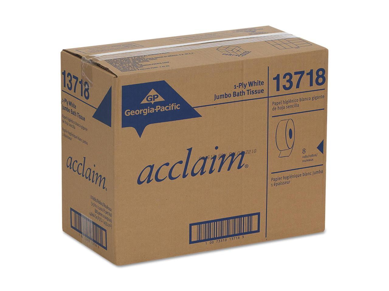 Georgia Pacific Professional 1-Ply Septic Safe Toilet Paper, 8 Rolls per Carton