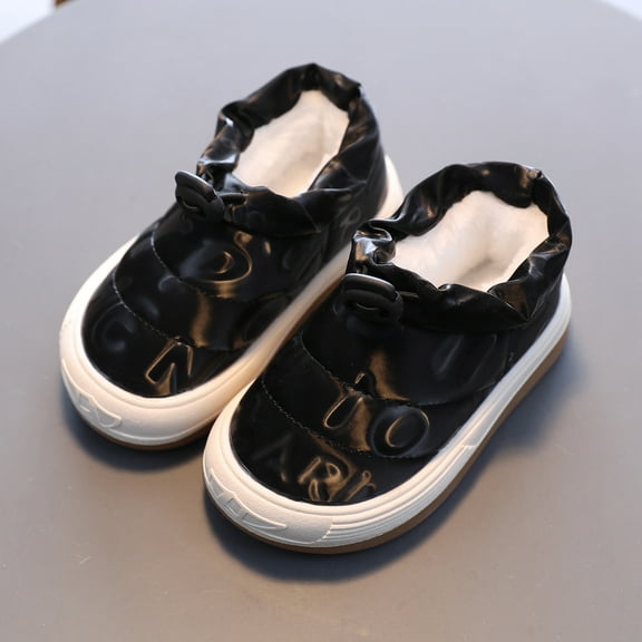 piuwrlz Flat Shoes for Girls/Boy Flat Shoes Black Size 28