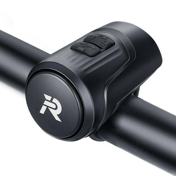 Bocina eléctrica para bicicleta EQIIO 125dB, recargable por USB, impermeable
