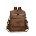 thumbnail image 3 of KKLDOGS PU Leather Backpack Purse for Women Fashion Multipurpose Design Handbag Ladies Shoulder Bags Travel Backpack, 3 of 11