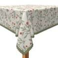 thumbnail image 2 of Tchckioa Boho Leavef Tablecloth for Restaurant Decor,52x52 Inch Square Stain Proof Table Cloth Cover, 2 of 6