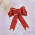 thumbnail image 3 of Viworld 5/10Pcs Large Bow Christmas Tree Bowknot Ornaments Party Gift Present Xmas Decor, 3 of 5